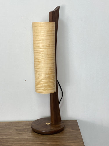 Walnut Slope Lamp